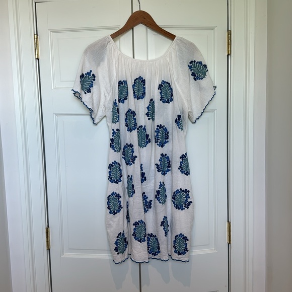The Coast Brand Santa Barbara Embroidered Dress One Size (O/S) - Picture 6 of 7